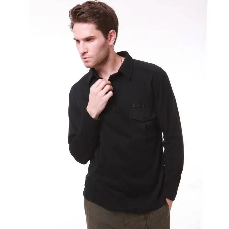 Mens Long Sleeve Tactical T Shirt Spring Autumn Lapel Pullover Sweatshirt Outdoor Hiking T Shirt Combat Uniform Training Clothes
Mens Long Sleeve Tactical T Shirt Spring Autumn Lapel Pullover Sweatshirt Outdoor Hiking T Shirt Combat Uniform Training Clothes