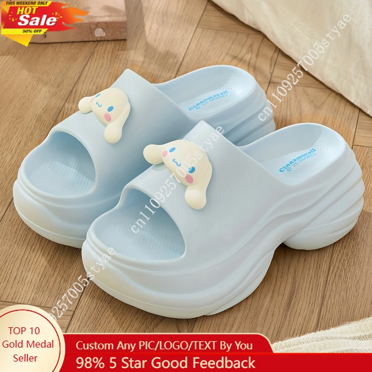 Sanrio Cute and Adorable Cartoon Platform Slippers for Women Indoor/Outdoor Cool and Stylish for Spring/Summer Simple
Sanrio Cute and Adorable Cartoon Platform Slippers for Women Indoor/Outdoor Cool and Stylish for Spring/Summer Simple