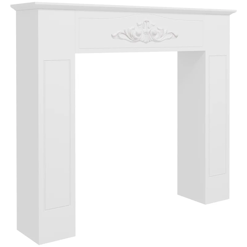 HOMCOM Distressed White Wood Fireplace Mantel, 44.75" W x 40" H, Freestanding Electric Stove Surround
HOMCOM Distressed White Wood Fireplace Mantel, 44.75" W x 40" H, Freestanding Electric Stove Surround