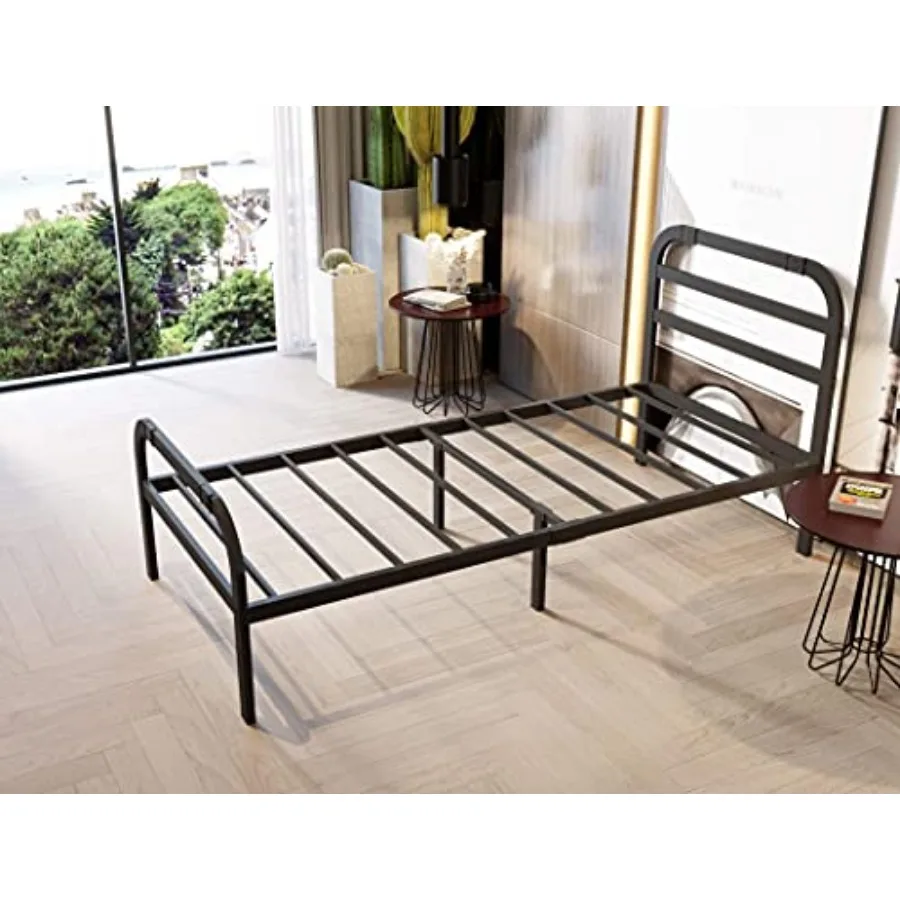 14 Inch Twin Bed Frame with Headboard and Footboard Reinforced Platform Bed Frames No Box Spring Needed 3500lbs Heavy Duty Stre
14 Inch Twin Bed Frame with Headboard and Footboard Reinforced Platform Bed Frames No Box Spring Needed 3500lbs Heavy Duty Stre