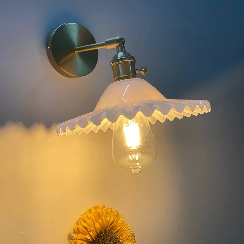 VIOLET Nordic Brass Wall Lamp Indoor Living Room Bedroom Bedside Lamp Modern Hotel Corridor Hallway Wall Lamp
VIOLET Nordic Brass Wall Lamp Indoor Living Room Bedroom Bedside Lamp Modern Hotel Corridor Hallway Wall Lamp