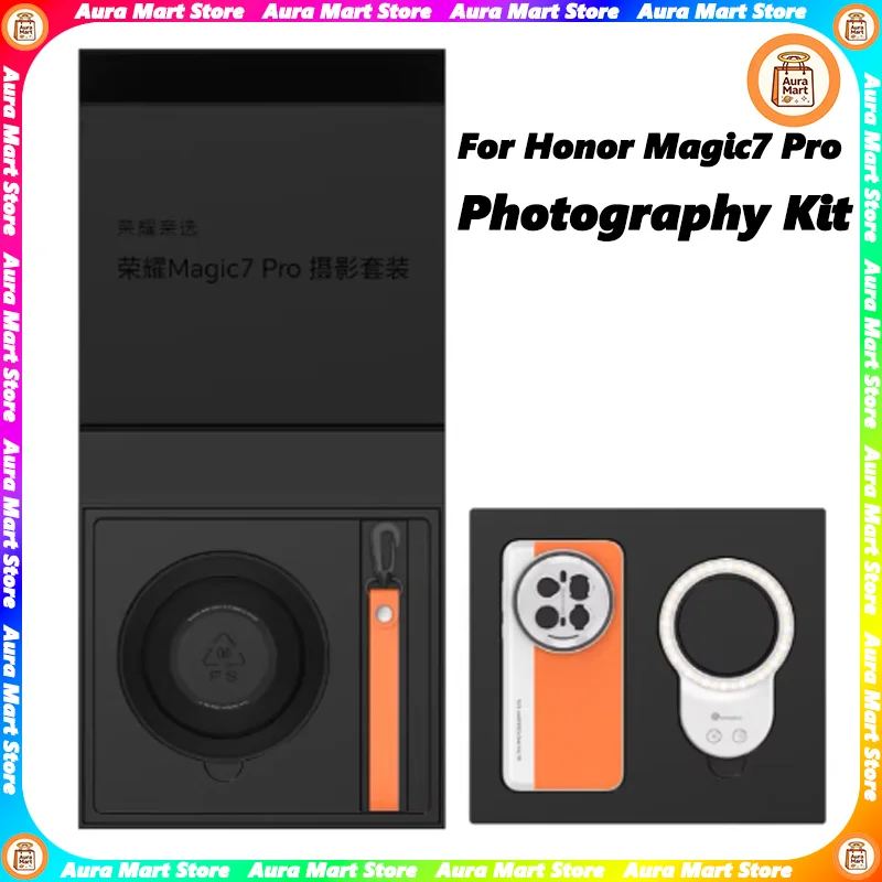 Оригинальный комплект для фотосъемки на телефон Honor Magic7 Pro с подсветкой, ремешком и блендиром для объектива. Оригинальные аксессуары для фотосъемки на телефон.
Оригинальный комплект для фотосъемки на телефон Honor Magic7 Pro с подсветкой, ремешком и блендиром для объектива. Оригинальные аксессуары для фотосъемки на телефон.