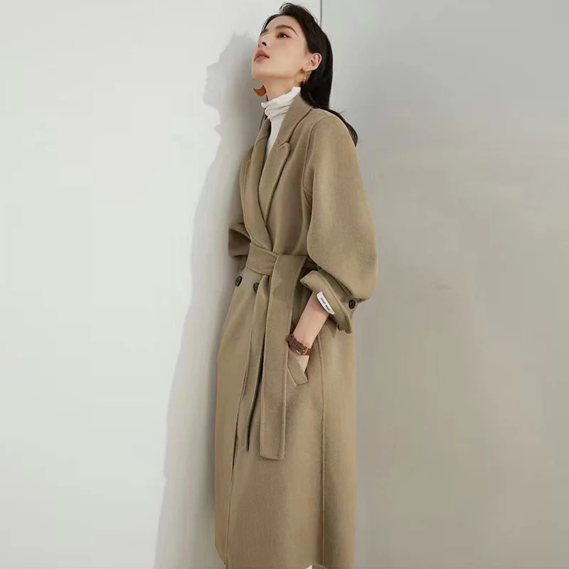 Johnature 2024 Winter New Woolen Women Coats Korean Turn-down Collar Bandage Thicken Pockets Solid Color Female Coats
Johnature 2024 Winter New Woolen Women Coats Korean Turn-down Collar Bandage Thicken Pockets Solid Color Female Coats