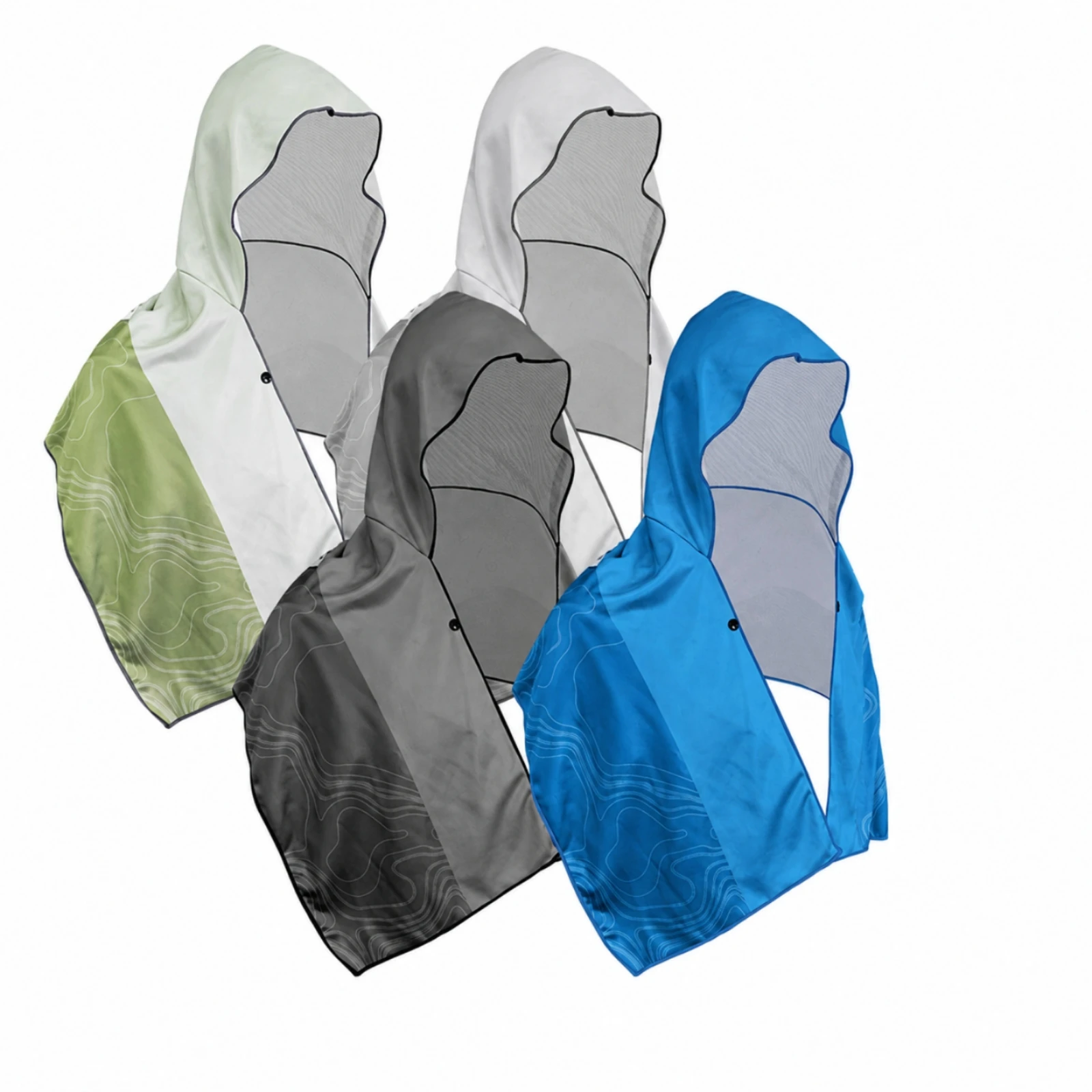 Hooded Cooling Shawl Topographic Print Cooling Hooded Towel Outdoor Cloth Pointed Hood Dark Trim
Hooded Cooling Shawl Topographic Print Cooling Hooded Towel Outdoor Cloth Pointed Hood Dark Trim