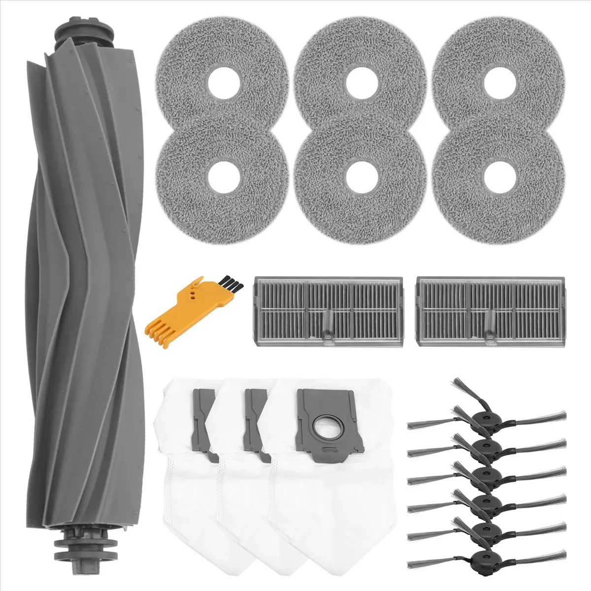 A51U Для Dreame X40 Ultra / X40 Pro / S30 Pro Ultra Робот-пылесос Основная боковая щетка HEPA-фильтры Швабра Тканевые мешки для пыли
A51U Для Dreame X40 Ultra / X40 Pro / S30 Pro Ultra Робот-пылесос Основная боковая щетка HEPA-фильтры Швабра Тканевые мешки для пыли