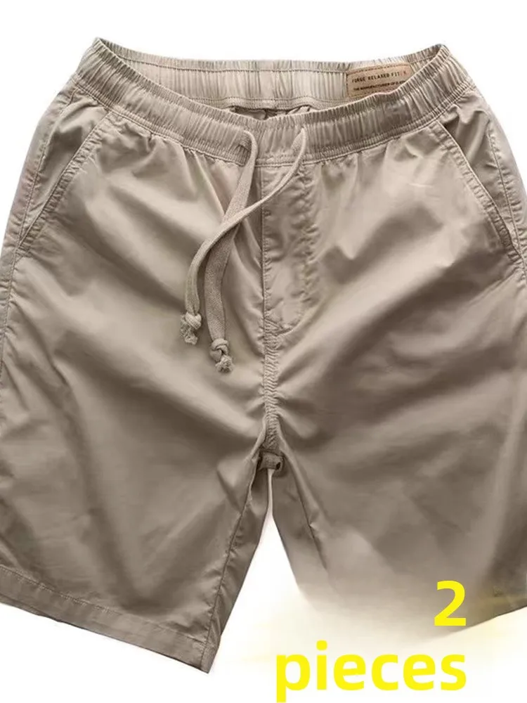 Washed American Retro Men's Shorts Five-Quarter Casual Workwear Breathable Summer Fashion City Style Elastic Waist Khaki
Washed American Retro Men's Shorts Five-Quarter Casual Workwear Breathable Summer Fashion City Style Elastic Waist Khaki