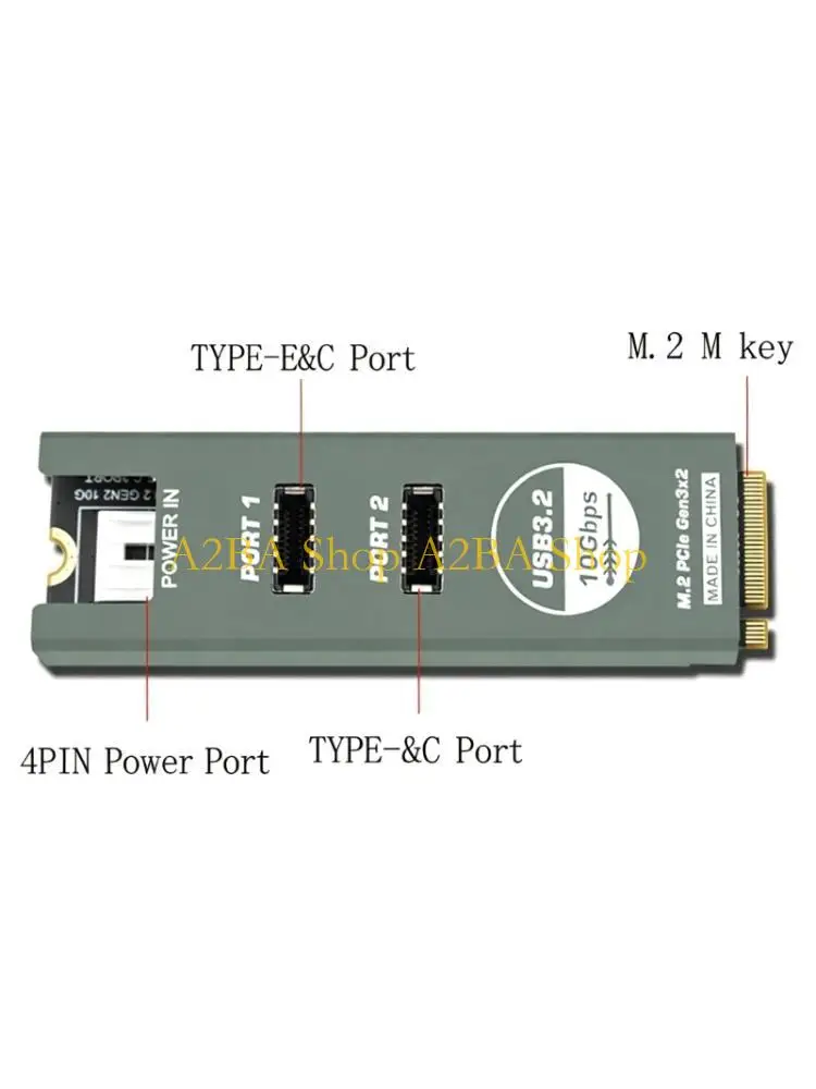 A2BA Fast Speed PCIE M.2 NVMe to Double 10G Type E Adapter Card for PC Expansion Card
A2BA Fast Speed PCIE M.2 NVMe to Double 10G Type E Adapter Card for PC Expansion Card
