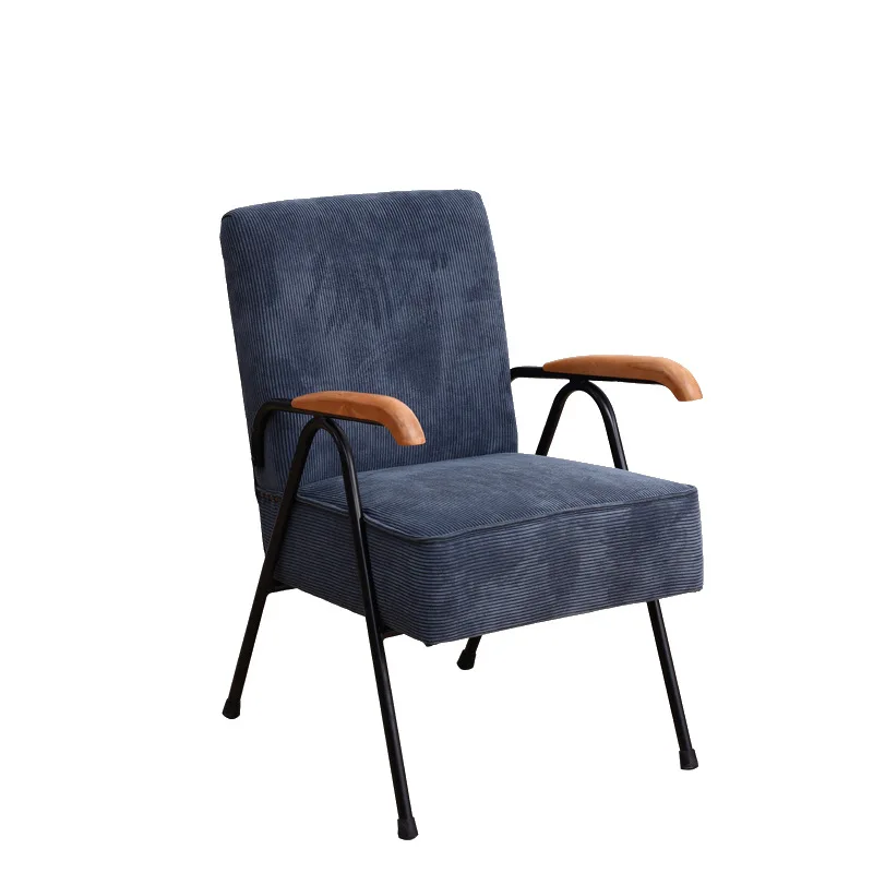 Nordic single sofa small apartment living room leisure chair designer retro corduroy bedroom wrought iron back chair
Nordic single sofa small apartment living room leisure chair designer retro corduroy bedroom wrought iron back chair
