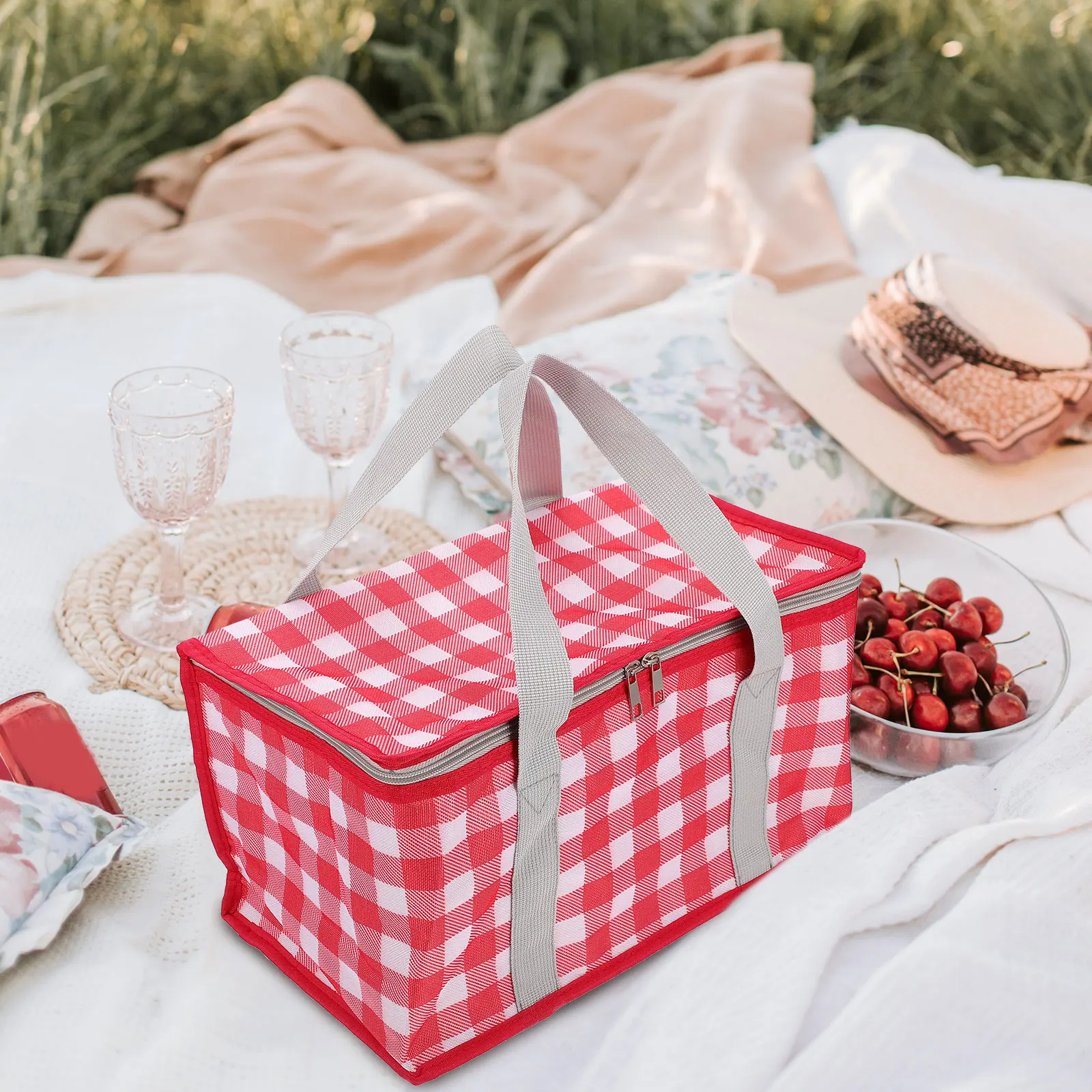 Insulated Lunch Tote Bags Waterproof Picnic Bag Double Layer Thermal Pouch Large Utility Food Delivery Bento Storage Container
Insulated Lunch Tote Bags Waterproof Picnic Bag Double Layer Thermal Pouch Large Utility Food Delivery Bento Storage Container