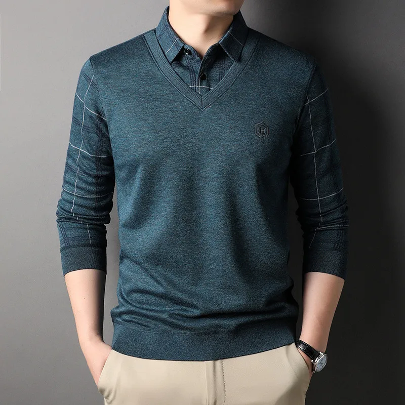 Fashion Men's Polo Shirt Cotton Long Sleeve Autumn and Winter Clothing Solid Casual Polo Shirt for Male Korean Style Tshirt
Fashion Men's Polo Shirt Cotton Long Sleeve Autumn and Winter Clothing Solid Casual Polo Shirt for Male Korean Style Tshirt
