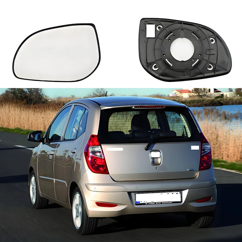 Suitable for the rearview mirror glass of HYUNDAI I10 from 2007 to 2016 without heating function - side rearview mirror lenses
Suitable for the rearview mirror glass of HYUNDAI I10 from 2007 to 2016 without heating function - side rearview mirror lenses