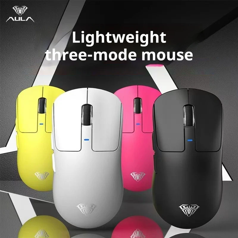 Aula SC680 Wireless Mouse 3Mode Paw3395 Bluetooth 2.4G Lightweight 26000DPI Esports Office Gamer Laptop PC Gaming Mouse Gifts
Aula SC680 Wireless Mouse 3Mode Paw3395 Bluetooth 2.4G Lightweight 26000DPI Esports Office Gamer Laptop PC Gaming Mouse Gifts