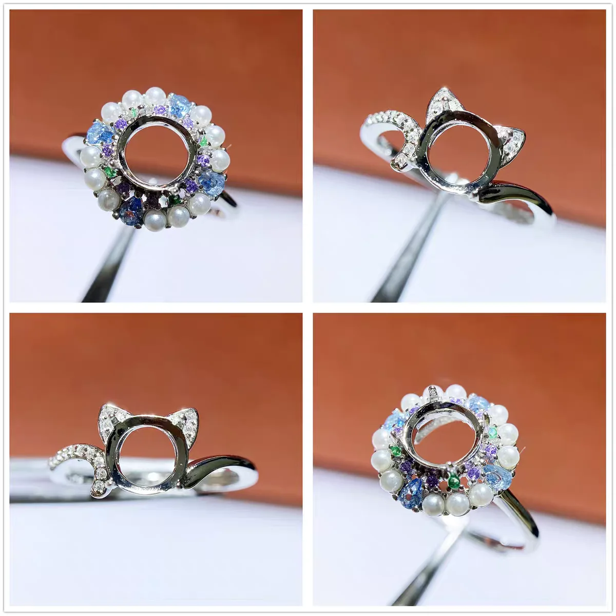 MeiBaPJ 7 мм круглый камень стерлингового серебра 925 пробы жемчужный держатель для колец DIY пустая поддержка для женщин изысканные очаровательные ювелирные изделия
MeiBaPJ 7 мм круглый камень стерлингового серебра 925 пробы жемчужный держатель для колец DIY пустая поддержка для женщин изысканные очаровательные ювелирные изделия