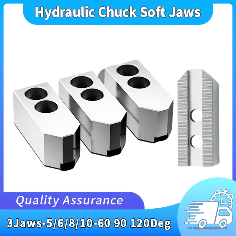 New Hydraulic Oil Pressure Chuck Soft Claw 5 6 8 10 Inch 60/90/120 Degree High Quality Standard 3 Jaws for Mechanical CNC Lathes
New Hydraulic Oil Pressure Chuck Soft Claw 5 6 8 10 Inch 60/90/120 Degree High Quality Standard 3 Jaws for Mechanical CNC Lathes