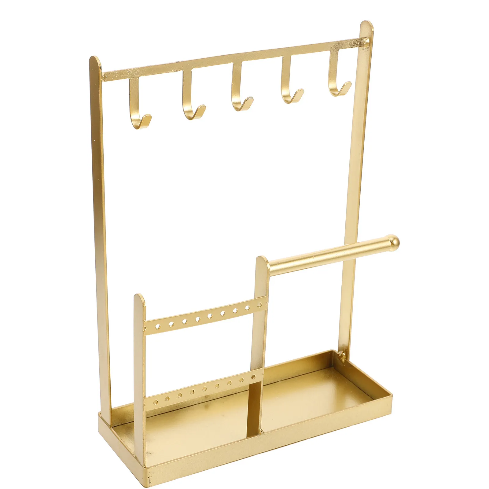 Stylish Iron Jewelry Stand Necklace Bracelet Earring Holder Display Organizer Elegant Space Saving Dressing Room Bedroom Jewelry
Stylish Iron Jewelry Stand Necklace Bracelet Earring Holder Display Organizer Elegant Space Saving Dressing Room Bedroom Jewelry