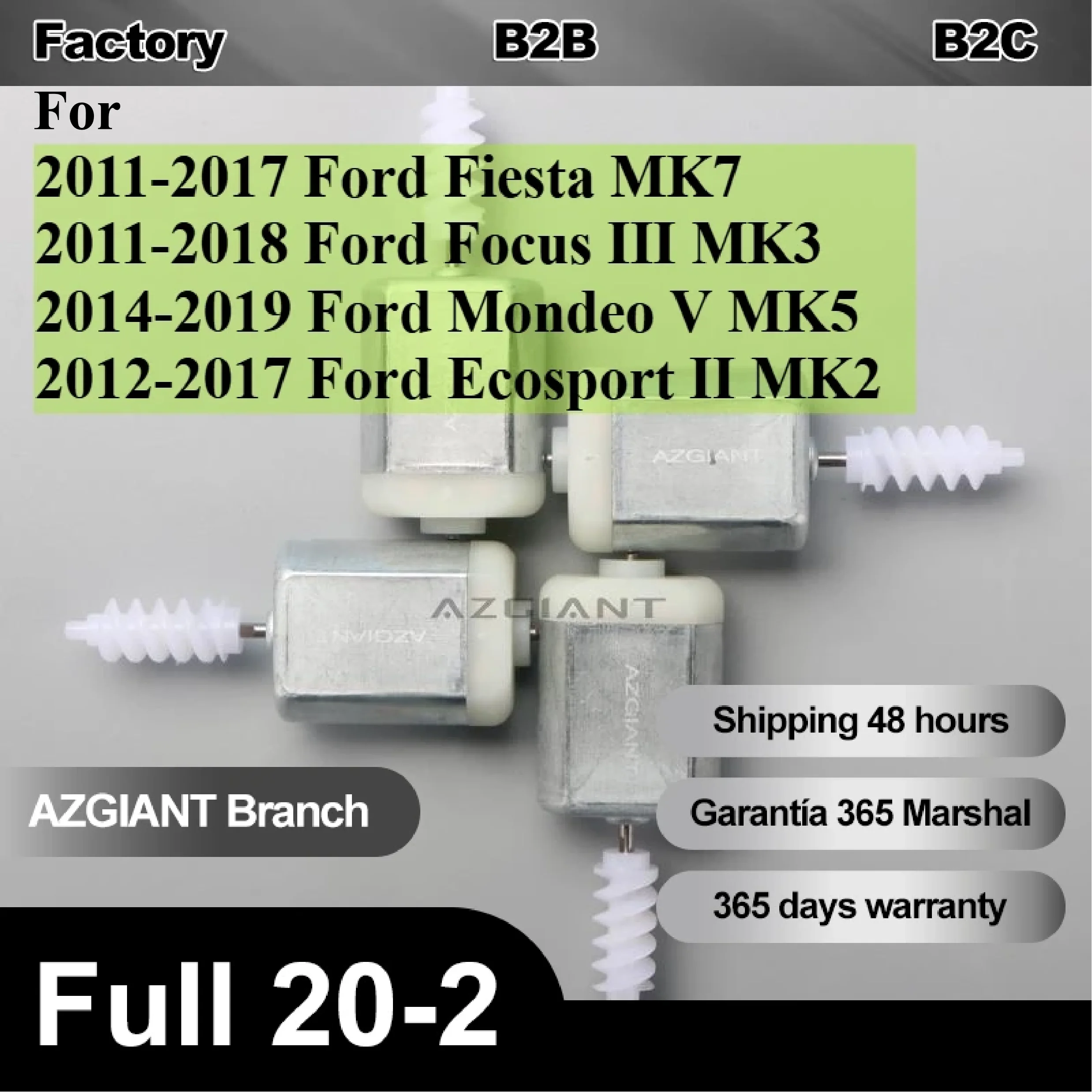 Micro Motor for Ford Fiesta 2011-2017 Focus 2011-2018 Mondeo 2014-2019 Ecosport 2012-2017 Door Panel Universal Locking Actuator
Micro Motor for Ford Fiesta 2011-2017 Focus 2011-2018 Mondeo 2014-2019 Ecosport 2012-2017 Door Panel Universal Locking Actuator
