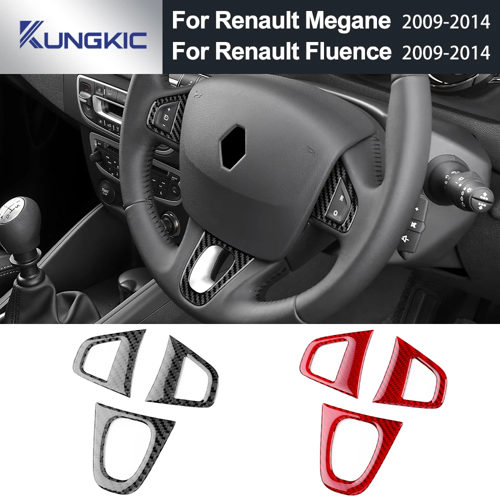 For Renault Fluence Megane RS 2009 2010 2011 2012 2013 2014 LHD RHD Car Steering Wheel Button Real Soft Carbon Fiber Sticker
For Renault Fluence Megane RS 2009 2010 2011 2012 2013 2014 LHD RHD Car Steering Wheel Button Real Soft Carbon Fiber Sticker