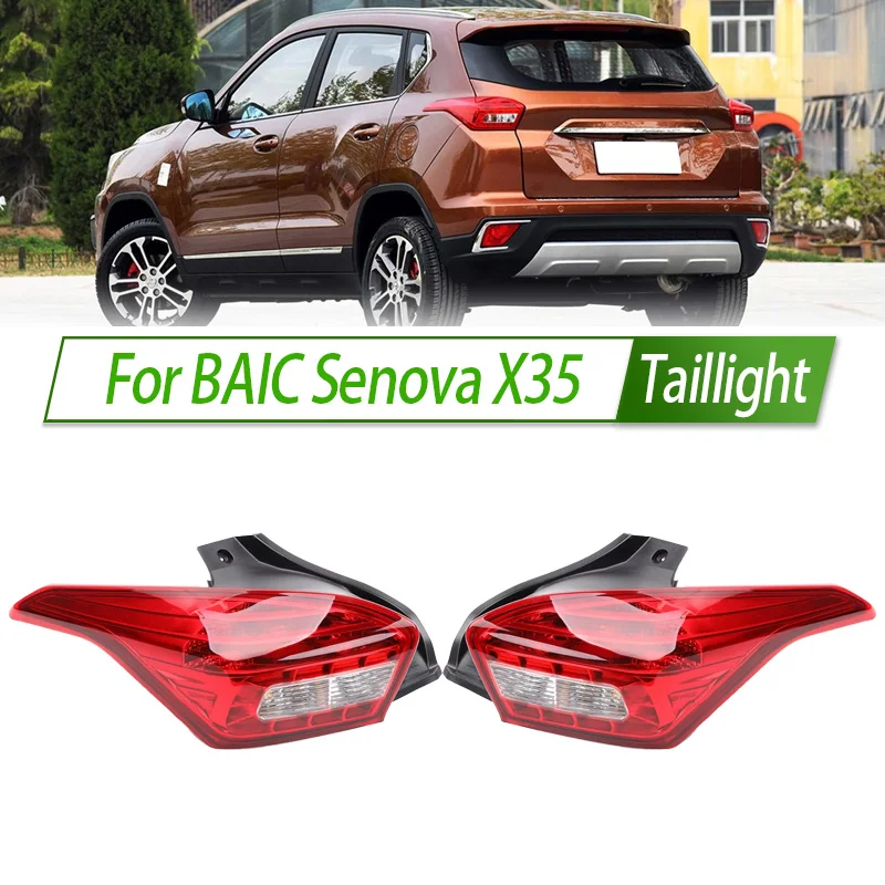 For BAIC Senova X35 Car Taillight Assembly OEM Style Rear Lamp with Turn Signal Reverse Light Direct Fit Replacement
For BAIC Senova X35 Car Taillight Assembly OEM Style Rear Lamp with Turn Signal Reverse Light Direct Fit Replacement