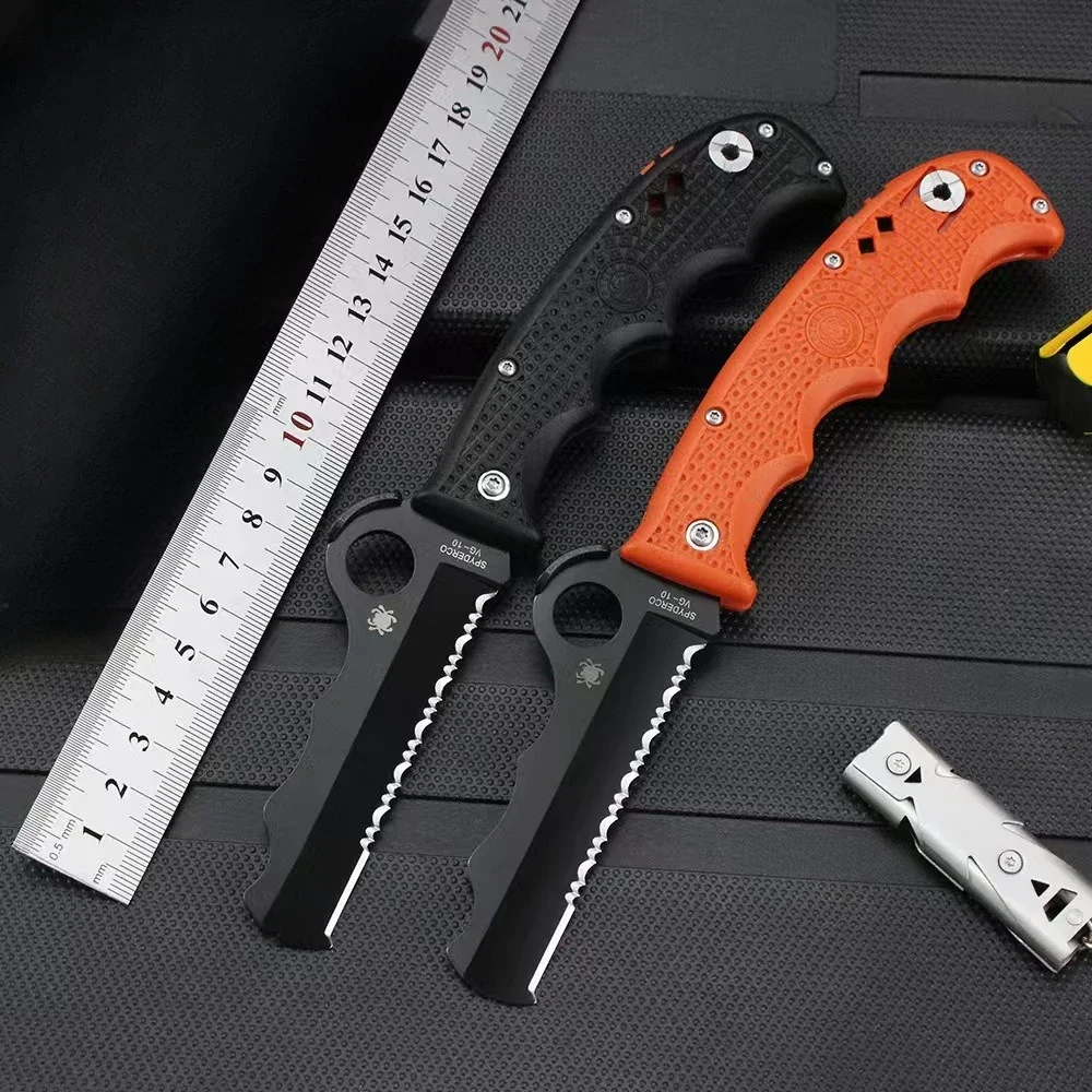 C79 nylon handle folding knife outdoor camping wilderness survival high hardness pocket EDC tool knife
C79 nylon handle folding knife outdoor camping wilderness survival high hardness pocket EDC tool knife