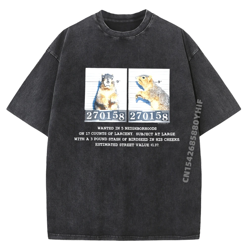 Mens Printed Tshirt Mugshot Squirrel Mens Designer Clothes Funny Gifts Graphic Tees Adults Washed Shirt
Mens Printed Tshirt Mugshot Squirrel Mens Designer Clothes Funny Gifts Graphic Tees Adults Washed Shirt