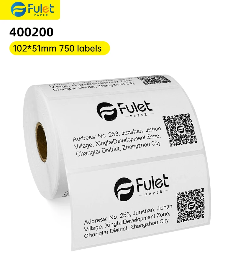 4x2 Inch Barcode Label 102x51mm Self-adhesive Thermal Shipping Barcode Labels & Multi Purpose Labels Sticker
4x2 Inch Barcode Label 102x51mm Self-adhesive Thermal Shipping Barcode Labels & Multi Purpose Labels Sticker