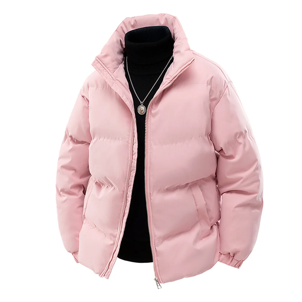 Winter Thick and Warm Cotton Coat for Men A Fashionable and Casual Solid-color Sports Jacket
Winter Thick and Warm Cotton Coat for Men A Fashionable and Casual Solid-color Sports Jacket