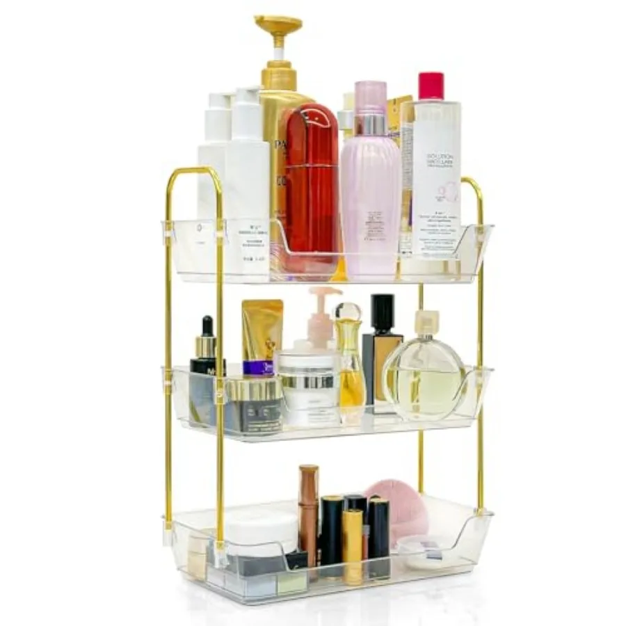 3-Tier Bathroom Organizer Countertop Makeup, Perfume, and Skincare Storage Tray for Bathroom, Dresser, and Vanity
3-Tier Bathroom Organizer Countertop Makeup, Perfume, and Skincare Storage Tray for Bathroom, Dresser, and Vanity