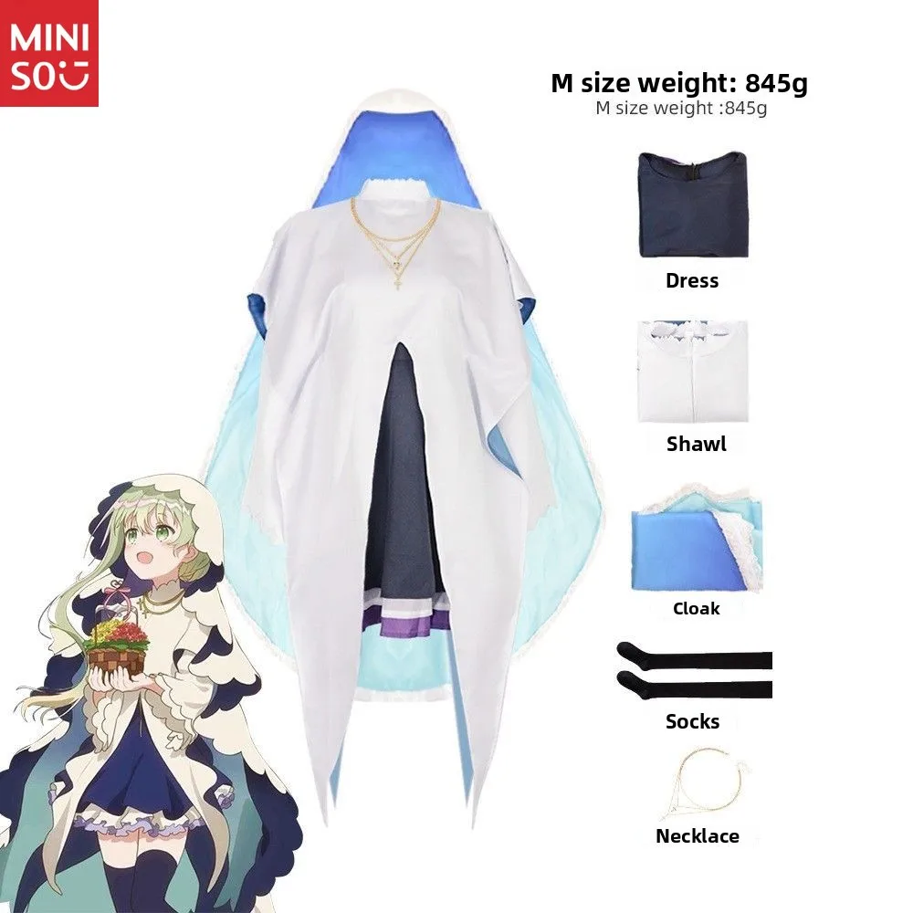 Genshin Impact Rosaria Cosplay Costume | Nun Habit Outfit in Black & White Color Version for Halloween & Convention 
Genshin Impact Rosaria Cosplay Costume | Nun Habit Outfit in Black & White Color Version for Halloween & Convention