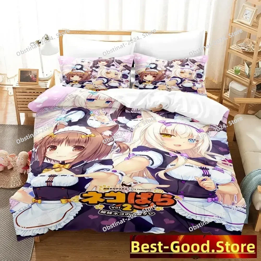 2023 Nekopara Bedding Set Single Twin Full Queen King Size Bed Set Aldult Kid Bedroom Duvetcover Sets Anime parure de lit Bed
2023 Nekopara Bedding Set Single Twin Full Queen King Size Bed Set Aldult Kid Bedroom Duvetcover Sets Anime parure de lit Bed