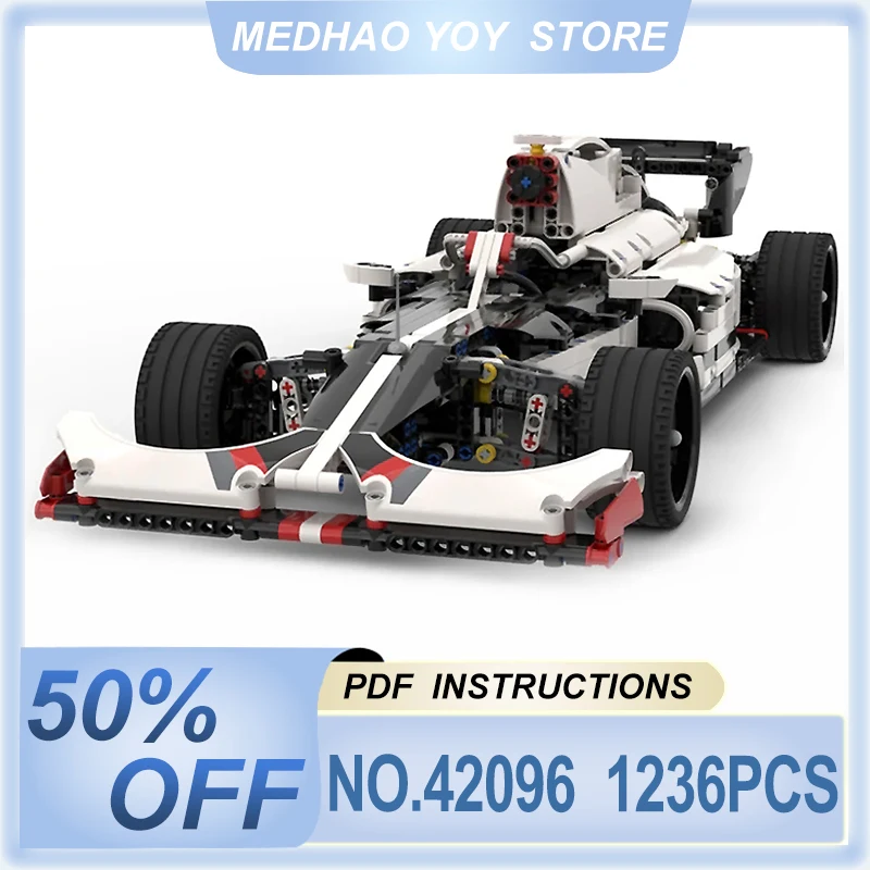 MOC-42096 Classic Racing Compatible with New MOC-31079 Formula Racing Building Blocks Bricks Puzzle DIY Toy Christmas Gifts Kids
MOC-42096 Classic Racing Compatible with New MOC-31079 Formula Racing Building Blocks Bricks Puzzle DIY Toy Christmas Gifts Kids