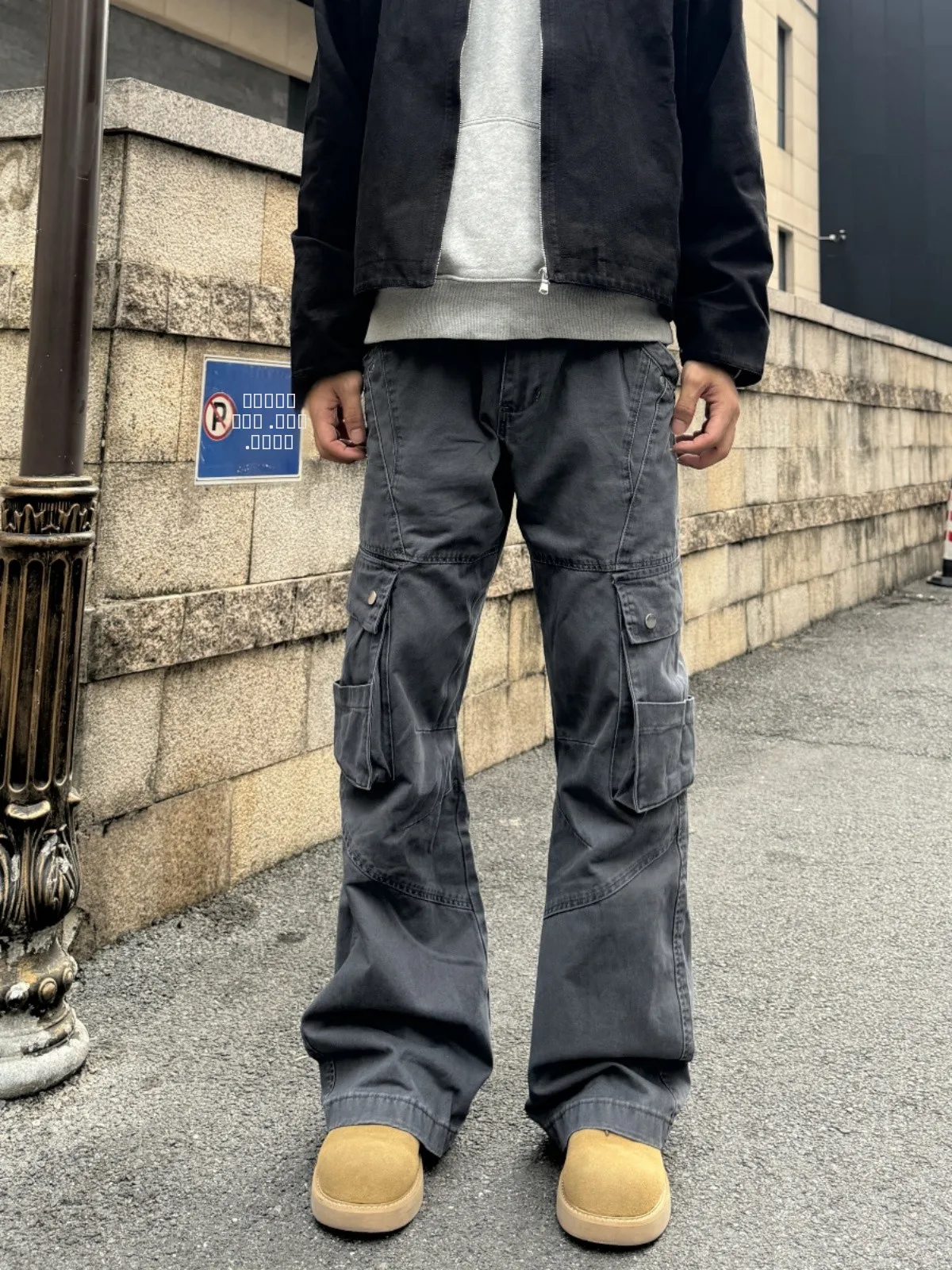 American High Street Vibe Retro Multi-Pocket Deconstructed Work Pants Straight Leg Slimming Casual Clean Fit Long Jeans
American High Street Vibe Retro Multi-Pocket Deconstructed Work Pants Straight Leg Slimming Casual Clean Fit Long Jeans