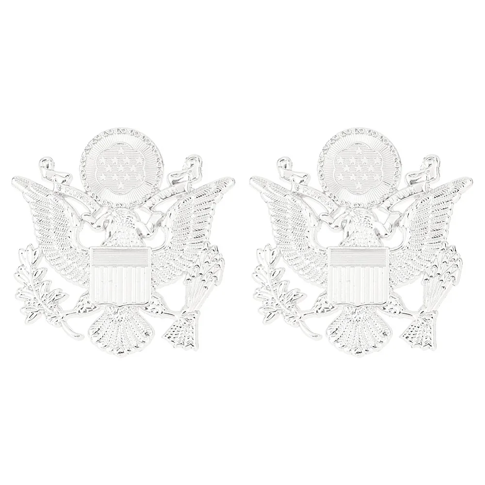 2Pcs Eagle Alloy Brooches Platinum 60x58x15mm
2Pcs Eagle Alloy Brooches Platinum 60x58x15mm