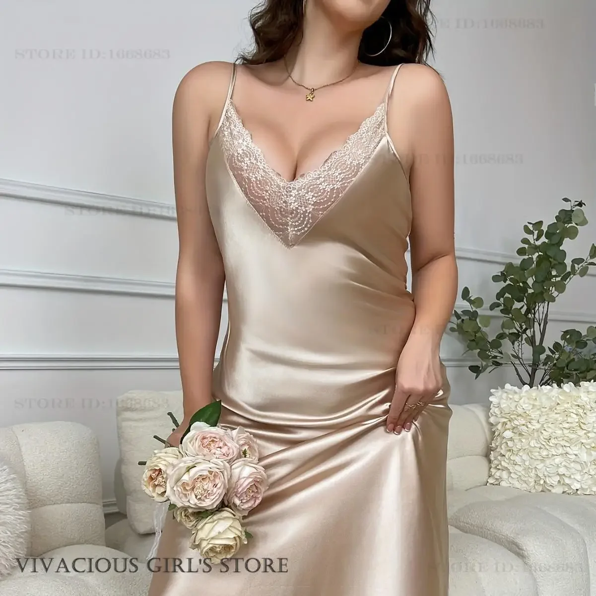 Oversize Women Sleepdress Nightgown Sexy Lace Trim Nightdress Intimate Lingerie Spring Summer New Long Nightie Home Clothes
Oversize Women Sleepdress Nightgown Sexy Lace Trim Nightdress Intimate Lingerie Spring Summer New Long Nightie Home Clothes