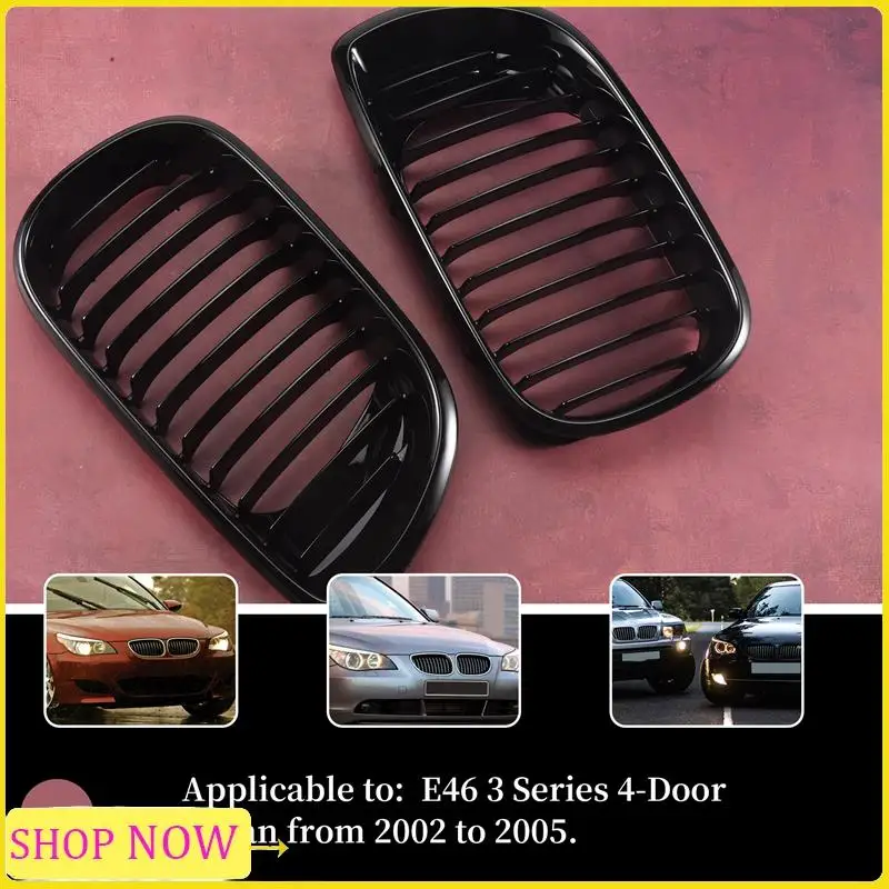 Especial Gloss Black Front Hood Kidney Grill For -BMW E46 3 Series 2002-2005 4D Sedan 318I 320I 323I 328I Front Bumper Grille
Especial Gloss Black Front Hood Kidney Grill For -BMW E46 3 Series 2002-2005 4D Sedan 318I 320I 323I 328I Front Bumper Grille