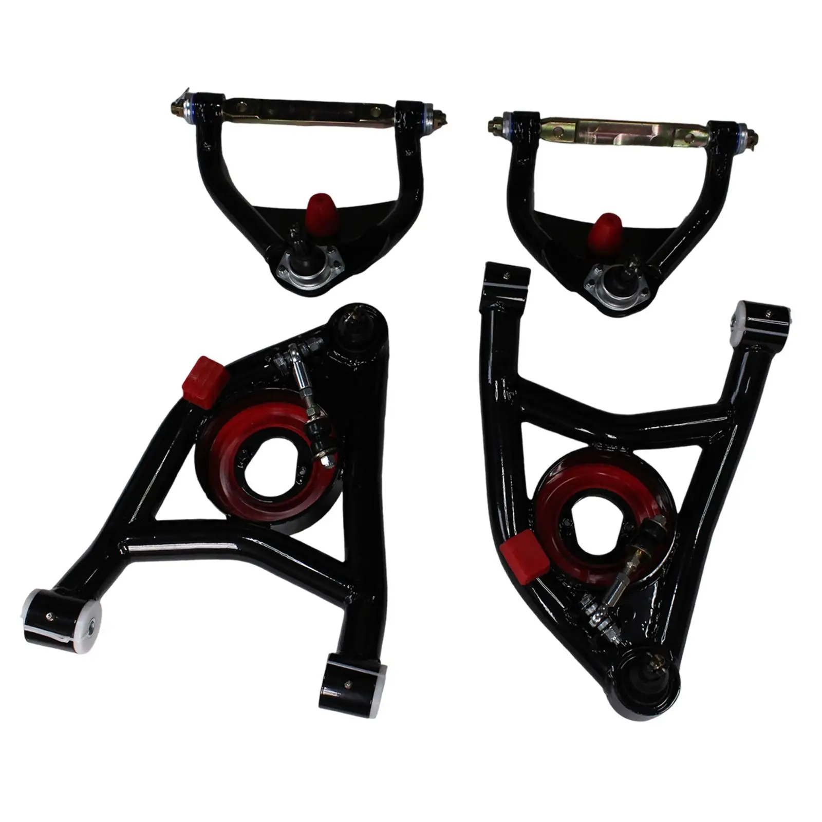 4 Pieces Upper and Lower Tubular Control Arms Replaces Easy Installation Assembly for Chevrolet 1964-1972 Carlo El Camino
4 Pieces Upper and Lower Tubular Control Arms Replaces Easy Installation Assembly for Chevrolet 1964-1972 Carlo El Camino