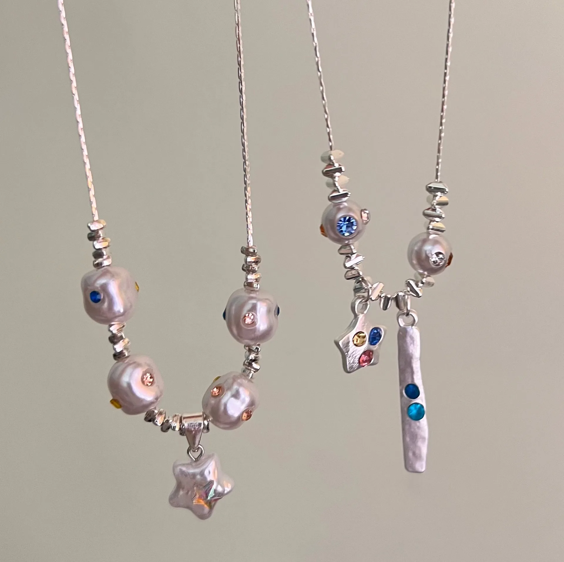 Fashion Star Beaded Necklace Exquisite Personality Peculiar Stone Pendant Clavicle Necklace Women Jewelry Presents
Fashion Star Beaded Necklace Exquisite Personality Peculiar Stone Pendant Clavicle Necklace Women Jewelry Presents