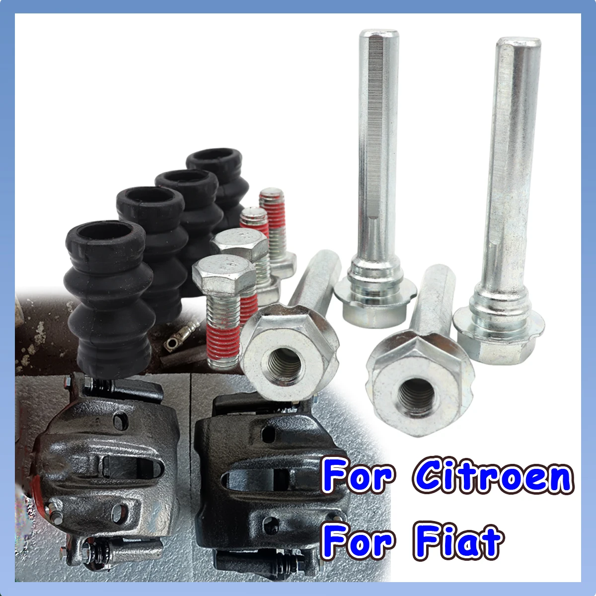 Brake Caliper Cylinder Slider Guide Pin Housing Bushing Boot Seal Kit For Citroen C8 EVASION JUMPY JUMPER Fiat 500 DUCATO PANDA
Brake Caliper Cylinder Slider Guide Pin Housing Bushing Boot Seal Kit For Citroen C8 EVASION JUMPY JUMPER Fiat 500 DUCATO PANDA