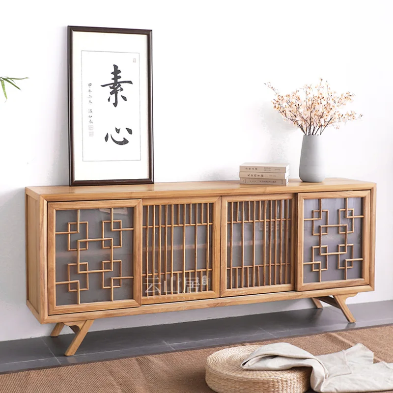Simple small apartment living room bedroom overall multi-functional TV cabinet
Simple small apartment living room bedroom overall multi-functional TV cabinet
