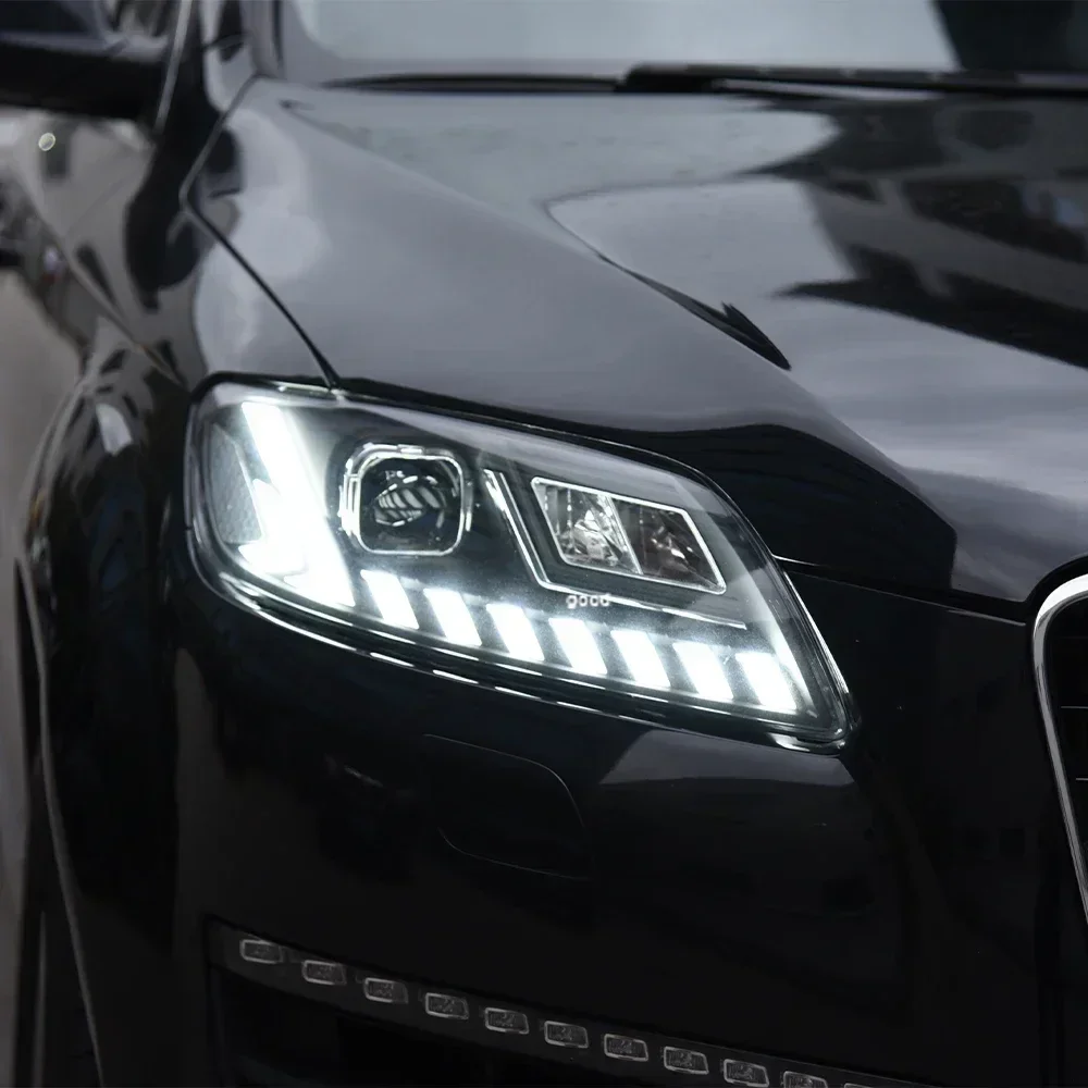 Для Audi Q7 2006-2015 светодиодные автомобильные фары в сборе, обновленная линза проектора, автомобильные передние лампы, аксессуары Plug and Play
Для Audi Q7 2006-2015 светодиодные автомобильные фары в сборе, обновленная линза проектора, автомобильные передние лампы, аксессуары Plug and Play