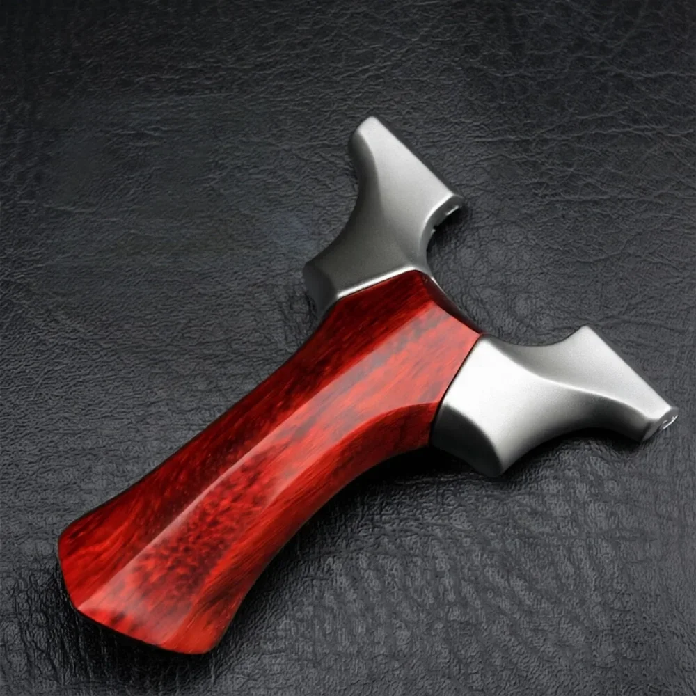Stainless Steel Head Wood Handle Slingshot with Dragon Tooth Band Clamp Outdoor Hunting Shooting Catapult for Professional
Stainless Steel Head Wood Handle Slingshot with Dragon Tooth Band Clamp Outdoor Hunting Shooting Catapult for Professional