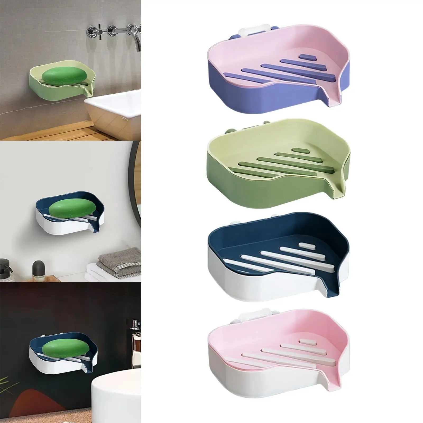 Сливная полка для мыльницы, настенная для раковины в ванной, размер 13x9x3 см, необработанная штамповка, установка на гладкой поверхности, прочная 
Сливная полка для мыльницы, настенная для раковины в ванной, размер 13x9x3 см, необработанная штамповка, установка на гладкой поверхности, прочная