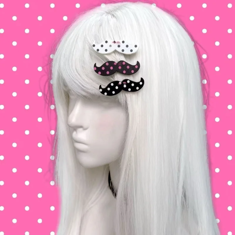 1/4pcs Mustache Hair Clip Polka Dot Y2K Retro Clips Fun Quirky Bangs Side Hairpins Harajuku Style Headwear Accessory Decoration
1/4pcs Mustache Hair Clip Polka Dot Y2K Retro Clips Fun Quirky Bangs Side Hairpins Harajuku Style Headwear Accessory Decoration