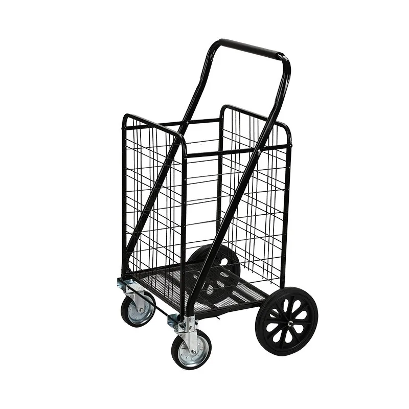 Heavy Duty Rolling Grocery Shopping Carts Foldable Jumbo Luggage Trolley Carts for Luggage Carrying with Strong Wheels
Heavy Duty Rolling Grocery Shopping Carts Foldable Jumbo Luggage Trolley Carts for Luggage Carrying with Strong Wheels