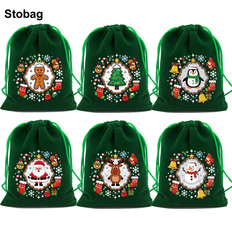 StoBag 50pcs Wholesale Merry Christmas Small Velvet Bags Drawstring Candy Gift Storage Package Child Kids Pocket Pouches Party
StoBag 50pcs Wholesale Merry Christmas Small Velvet Bags Drawstring Candy Gift Storage Package Child Kids Pocket Pouches Party