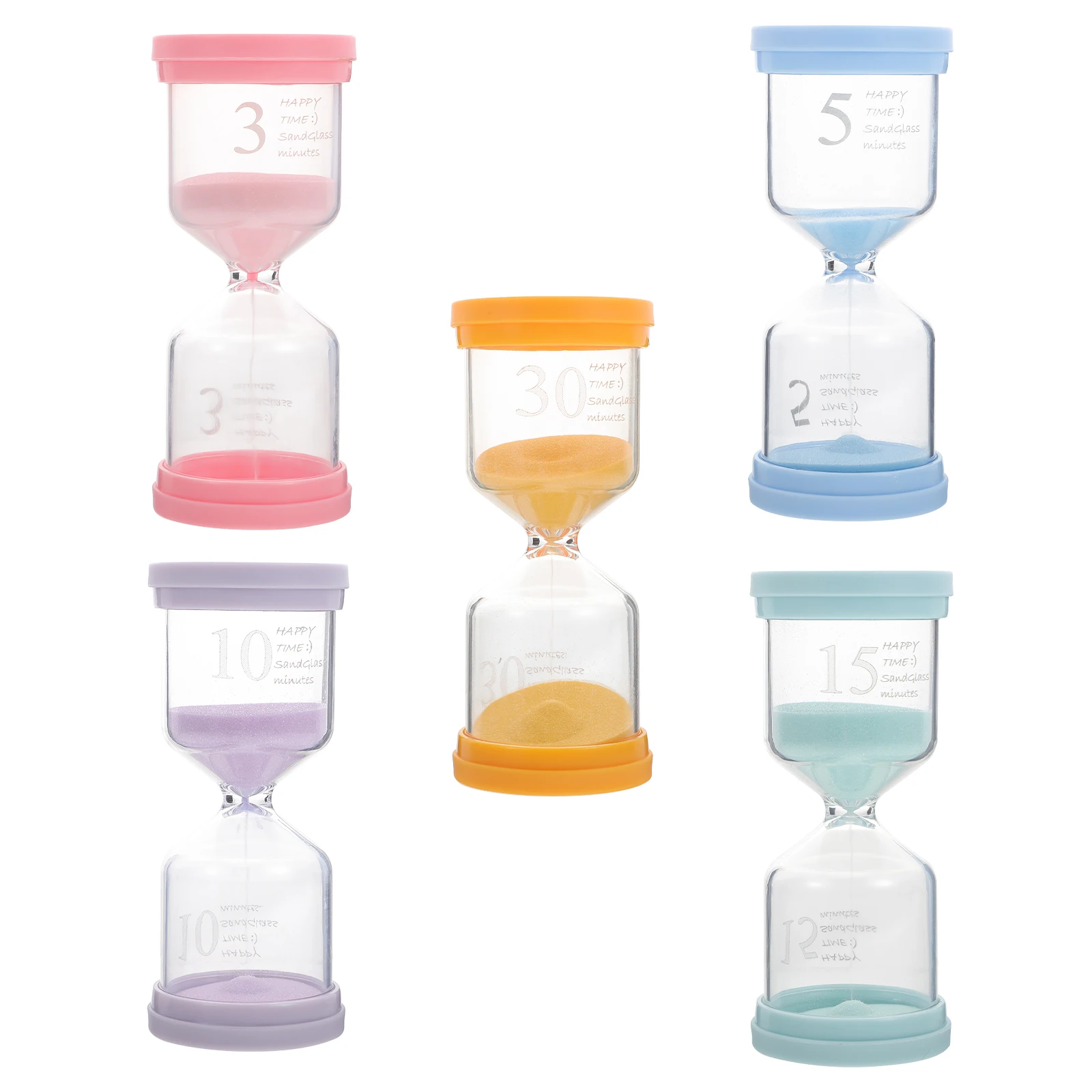 5 Pcs Timer Desktop Decor 3 5 10 15 30 Minutes Hourglass Home Desk Decor Children Toy Kitchen Bar Bright Glossy
5 Pcs Timer Desktop Decor 3 5 10 15 30 Minutes Hourglass Home Desk Decor Children Toy Kitchen Bar Bright Glossy