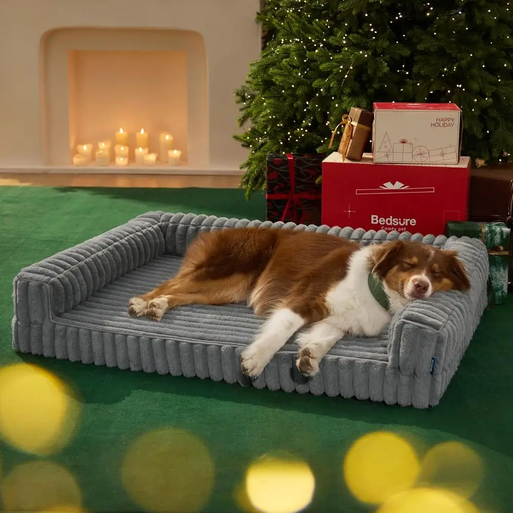 Orthopedic Dog Beds Large Sized Dog, Waterproo Memory oam Pet Bed with Sides, Non-Slip Bottom and Egg-Crate oam Large Pet Couch
Orthopedic Dog Beds Large Sized Dog, Waterproo Memory oam Pet Bed with Sides, Non-Slip Bottom and Egg-Crate oam Large Pet Couch