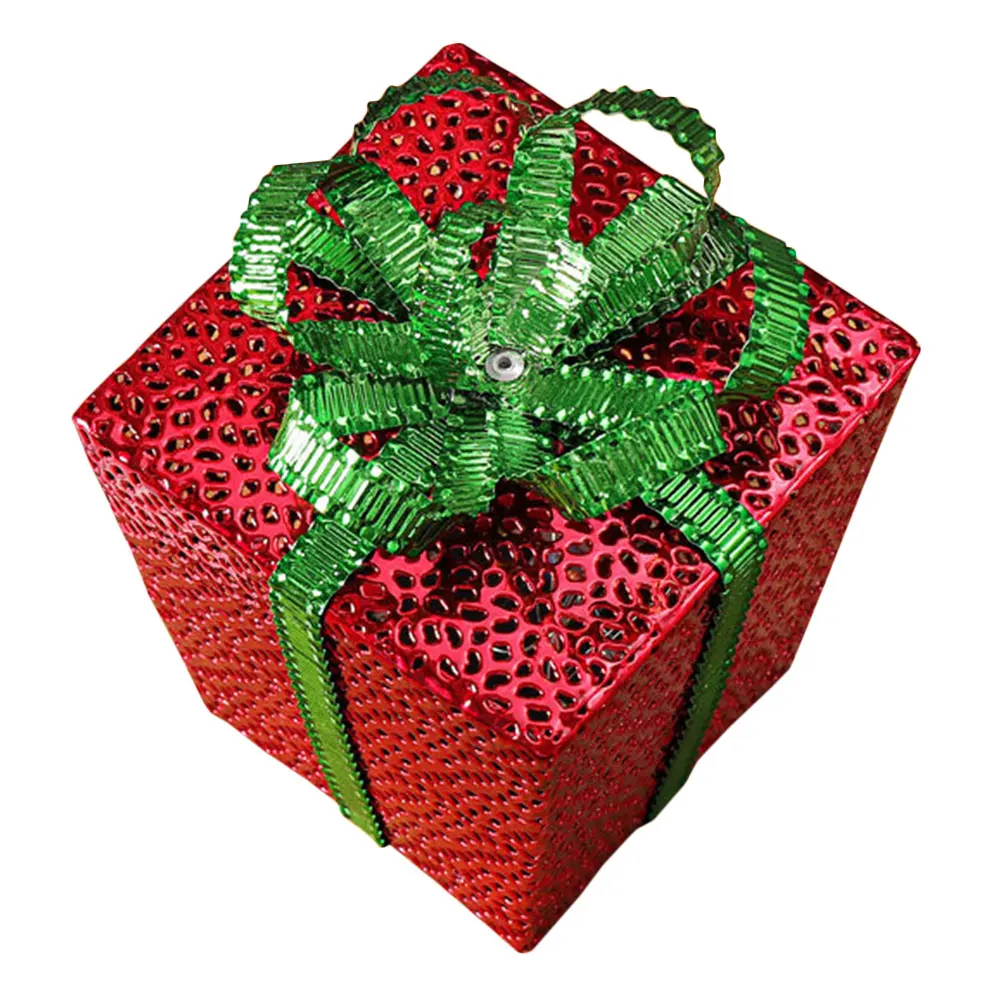 Christmas LED Gift Box Red Decorative Iron Present Lighted Box for Home Party Festive naments Holiday Supplies Store Window
Christmas LED Gift Box Red Decorative Iron Present Lighted Box for Home Party Festive naments Holiday Supplies Store Window