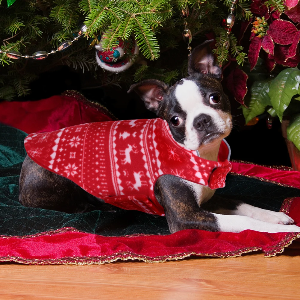 Red Polar Fleece Dog Coat Christmas Pet Costume Holiday Apparel Small Dogs Chihuahua Pomeranian Poodle Party Wear Dog Jacket
Red Polar Fleece Dog Coat Christmas Pet Costume Holiday Apparel Small Dogs Chihuahua Pomeranian Poodle Party Wear Dog Jacket