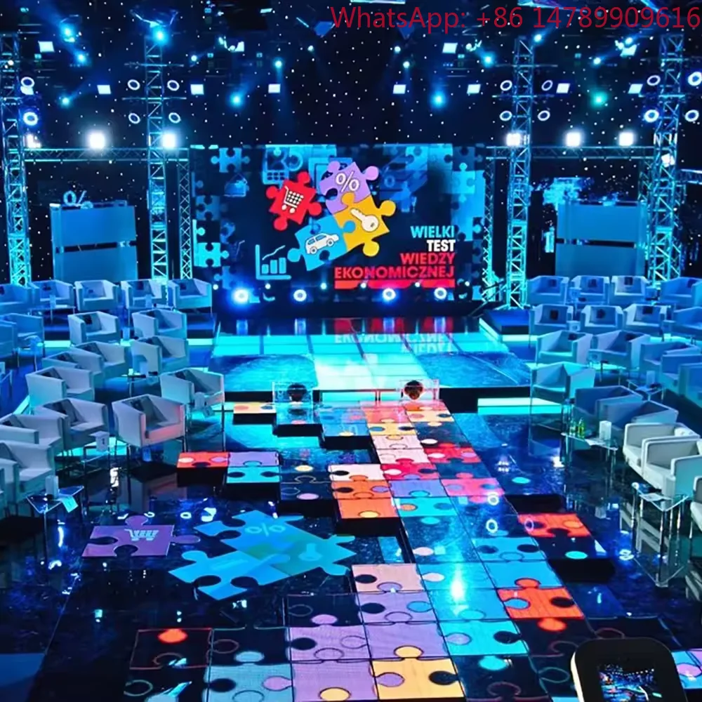 High Quality Full Color Ceramic Tile Digital Video Floor LED Screen 3500cd Brightness 250x250mm Modules for Indoor/Outdoor Use
High Quality Full Color Ceramic Tile Digital Video Floor LED Screen 3500cd Brightness 250x250mm Modules for Indoor/Outdoor Use