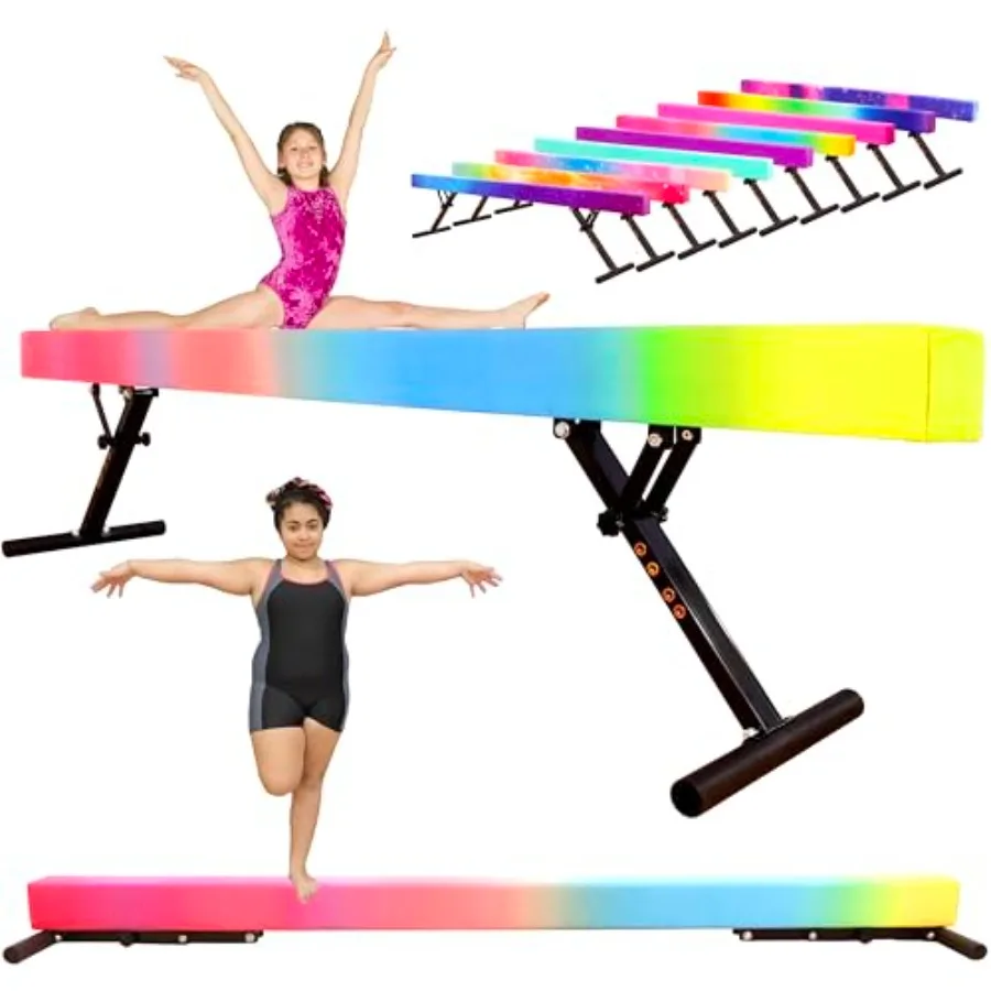 8Feet Balance Beam, Raised Gymnastics Beam for Ages 3-18, Home Gym Equipment for Training, Adjustable Balancing Beam Indoor
8Feet Balance Beam, Raised Gymnastics Beam for Ages 3-18, Home Gym Equipment for Training, Adjustable Balancing Beam Indoor